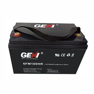 مختومة عالية الطاقة 12V 100AH ​​بطارية حمض الرصاص